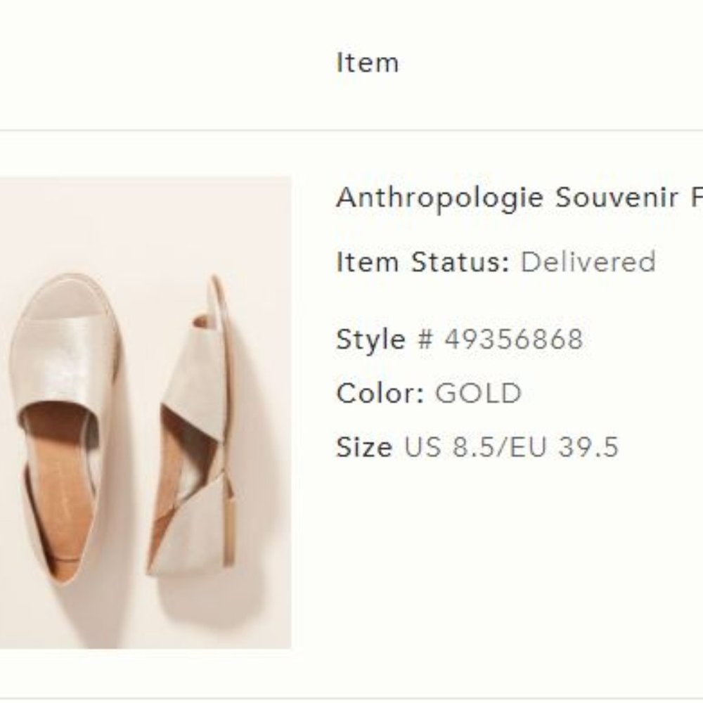 Anthropologie Souvenir Flats